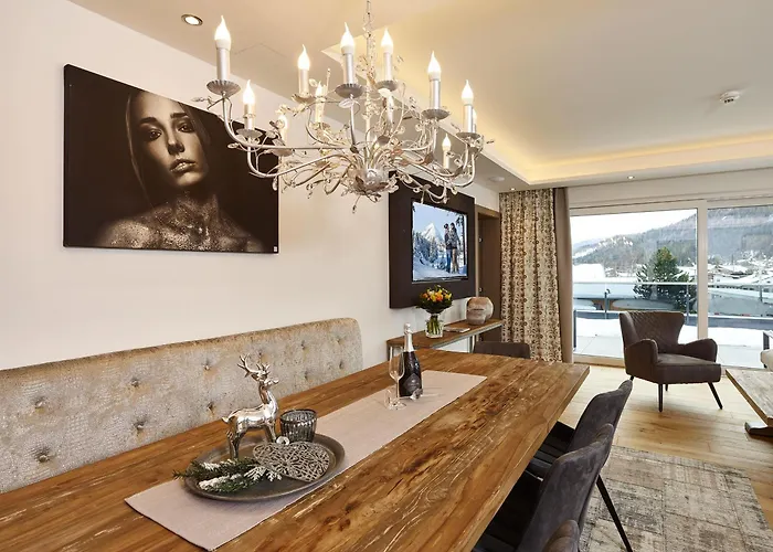 Hotel apartamentowy A-vita Viktoria & A-vita Living Luxury Seefeld w Tirolu